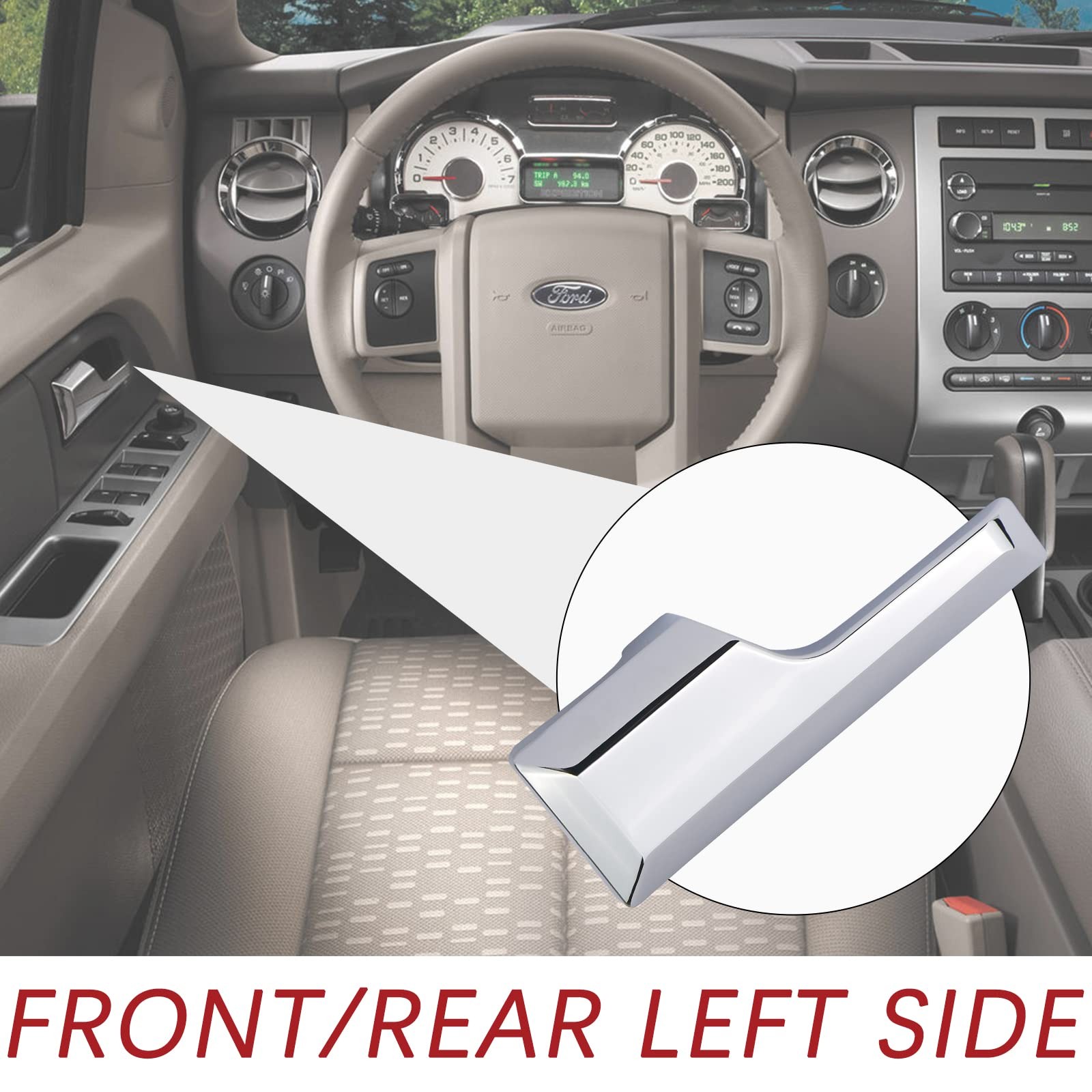 Interior Door Handle Left Driver Ford Expedition Navigator 2007-2017