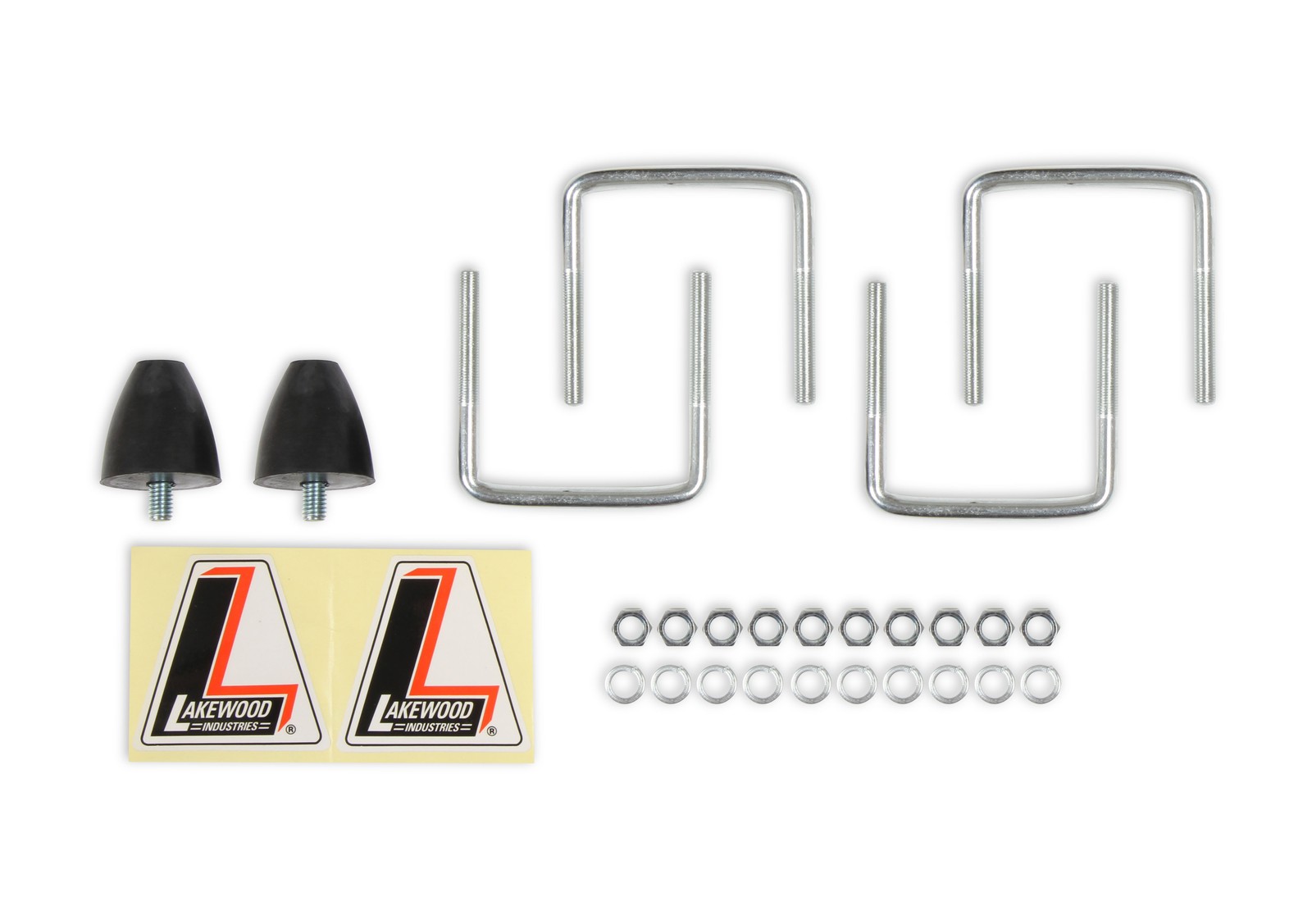 Lakewood 20475 Traction Bars - Yellow - Pair