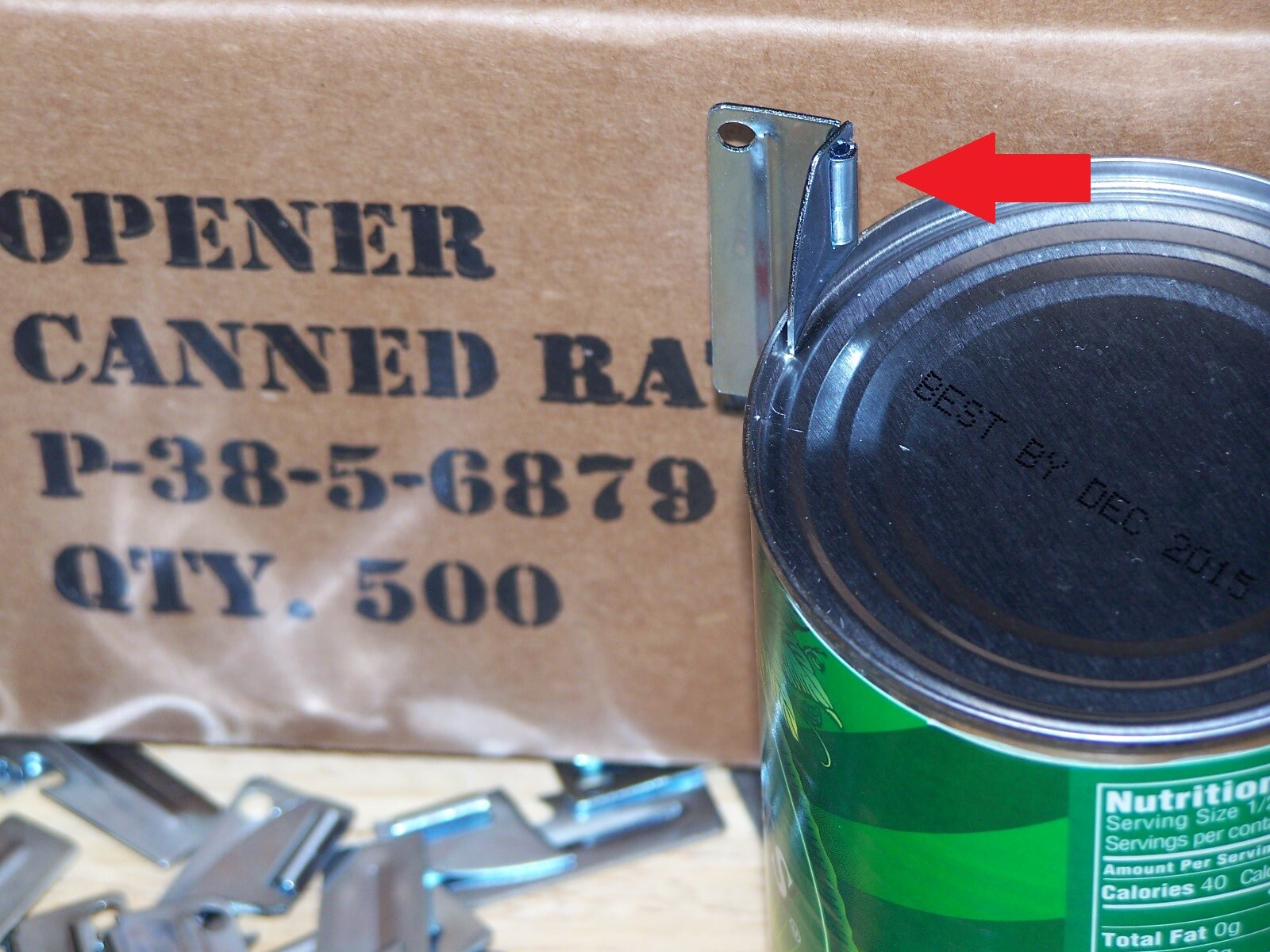 10 Pack P38 & P51 Can Opener Shelby USA Military f Camping Hiking Survival Mess