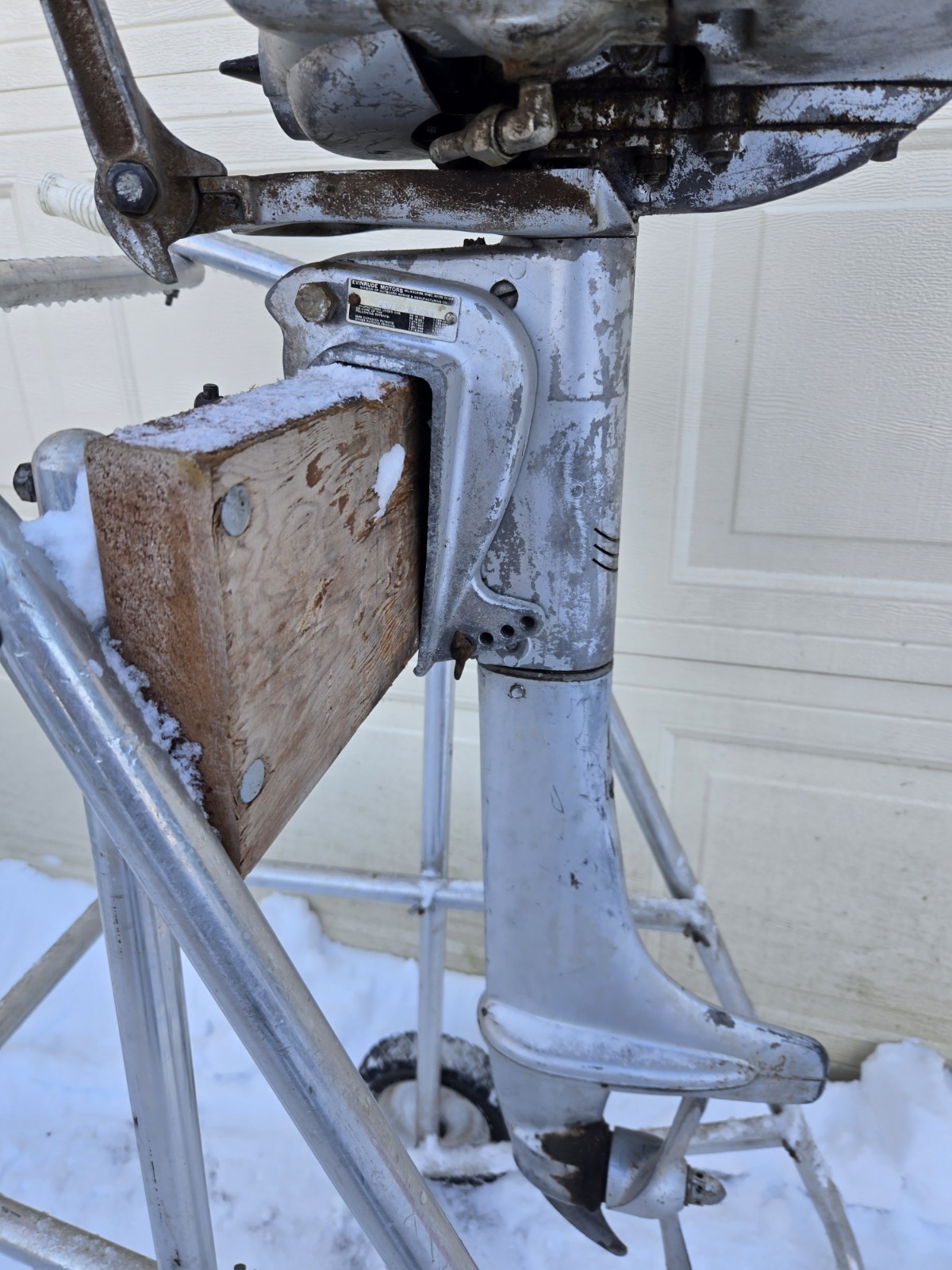 Antique 1941 Evinrude 4371 Sportwin 3.3hp Outboard Boat Motor Turns Over & Spark