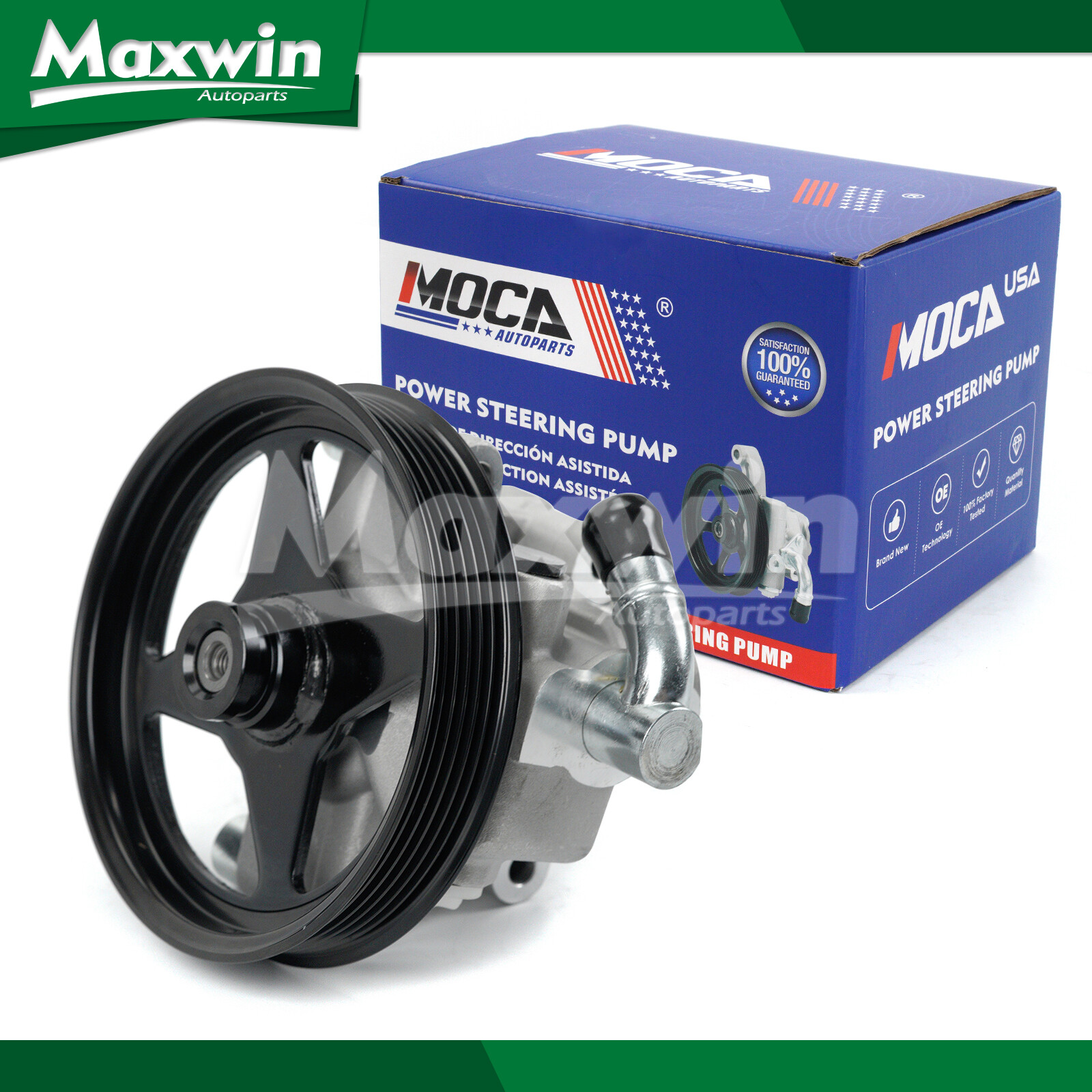 Power Steering Pump Fit Ford Expedition F-150 Lobo Lincoln Navigator 4.6L 5.4L