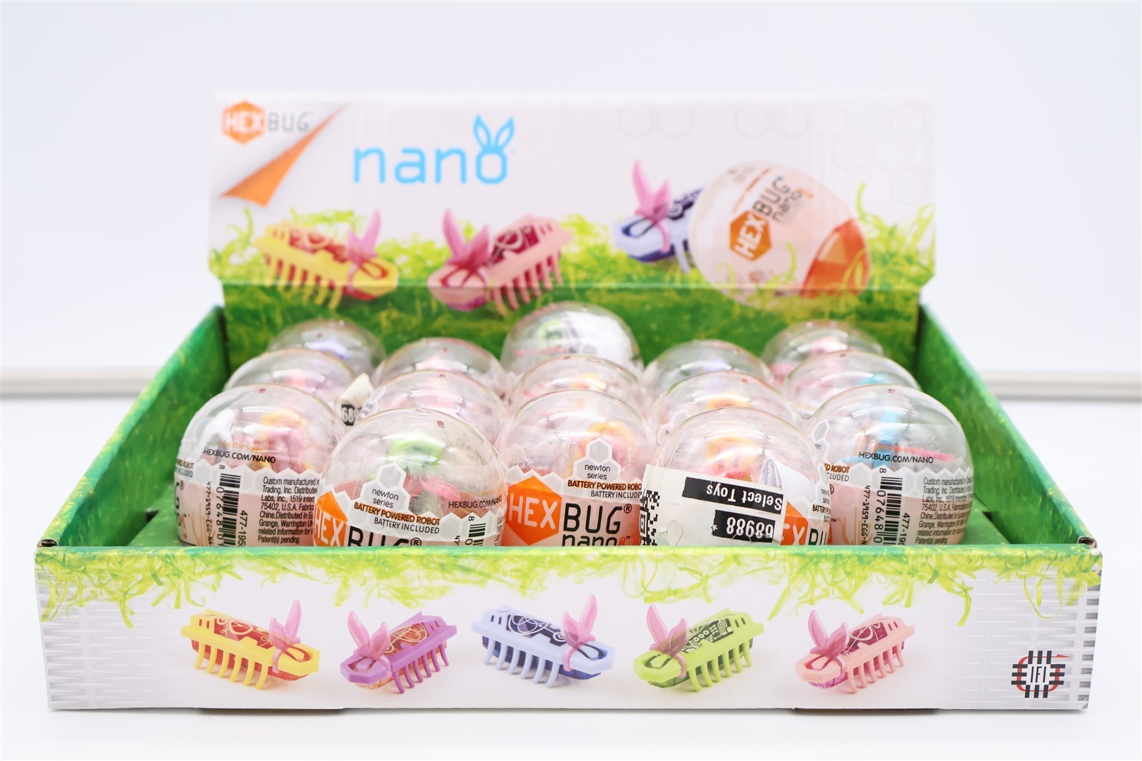 Hexbug Micro Robotic Easter Bunny lot (15 ) Full Store Display- NEW -