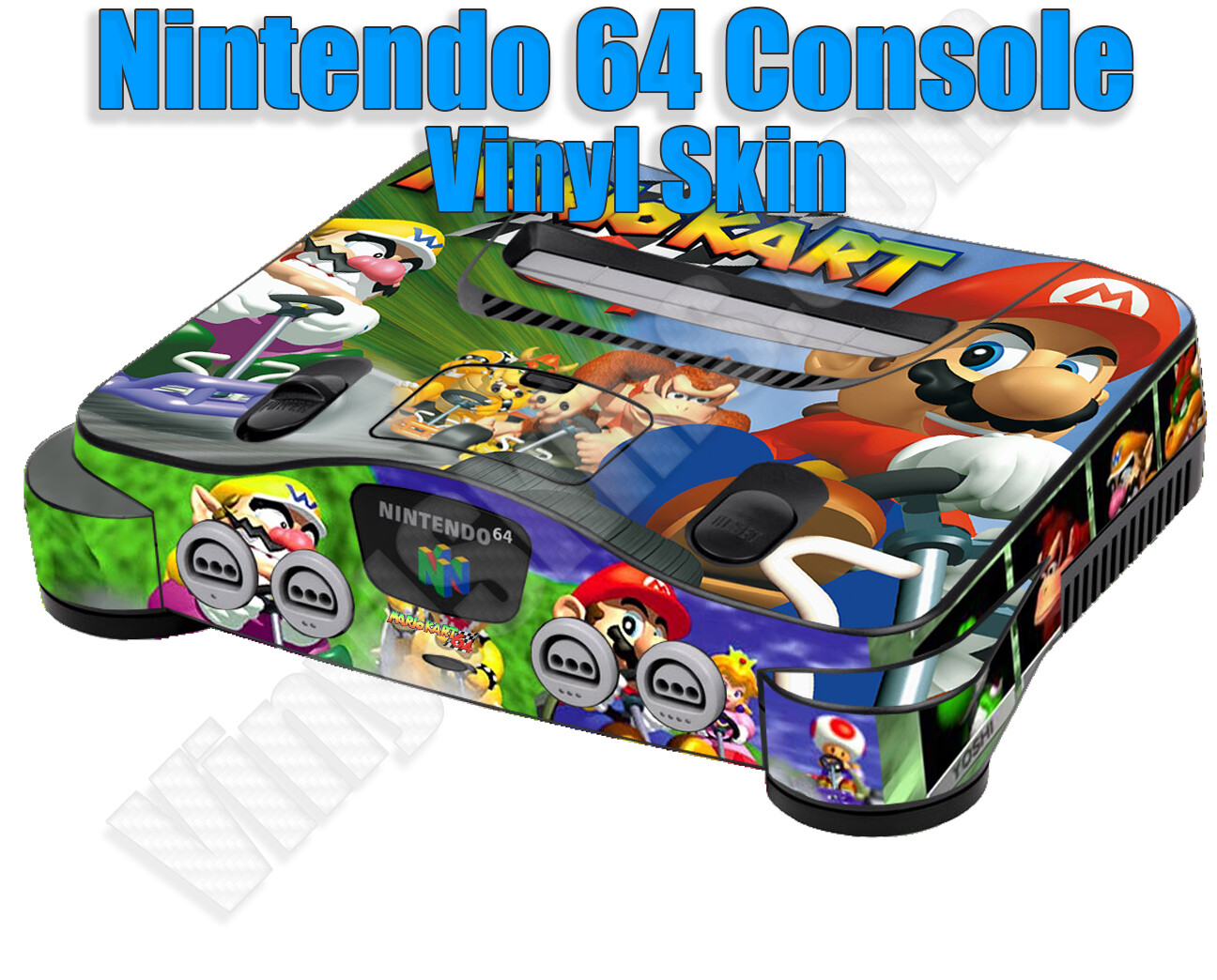 Choose 1 Vinyl Skin For the Nintendo 64 Console + Controllers - Free US Shipping