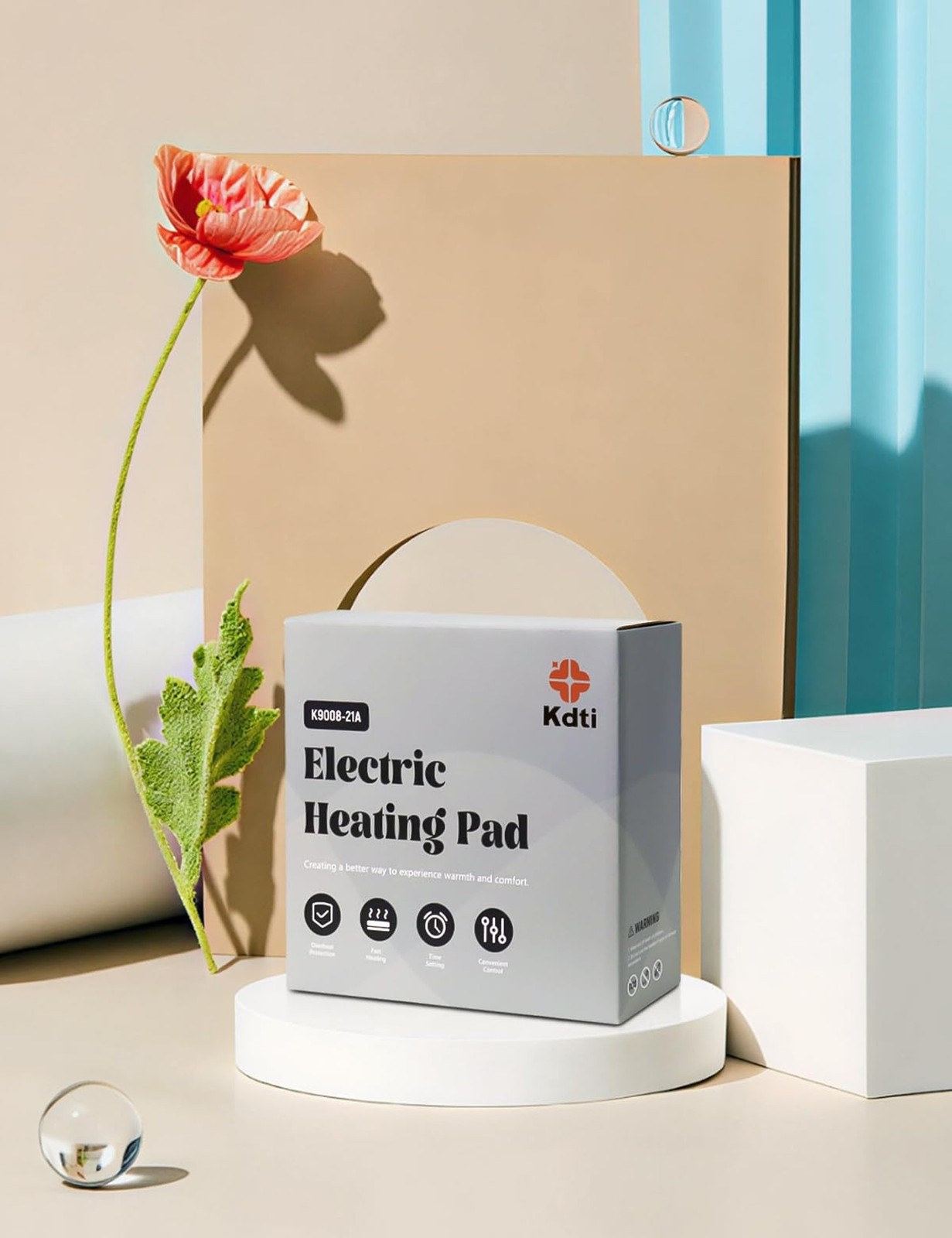 Heating Pad for Back and Period Pain Relief, for Shoulders, Abdomen & Waist, ...