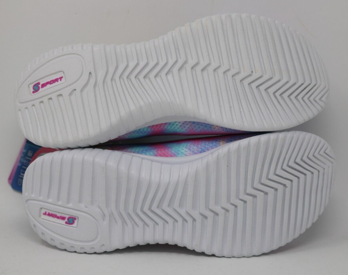 S Sport by Sketchers Katya Multicolored TYE DYE Slip On Shoes Girl's Size 1 NWB