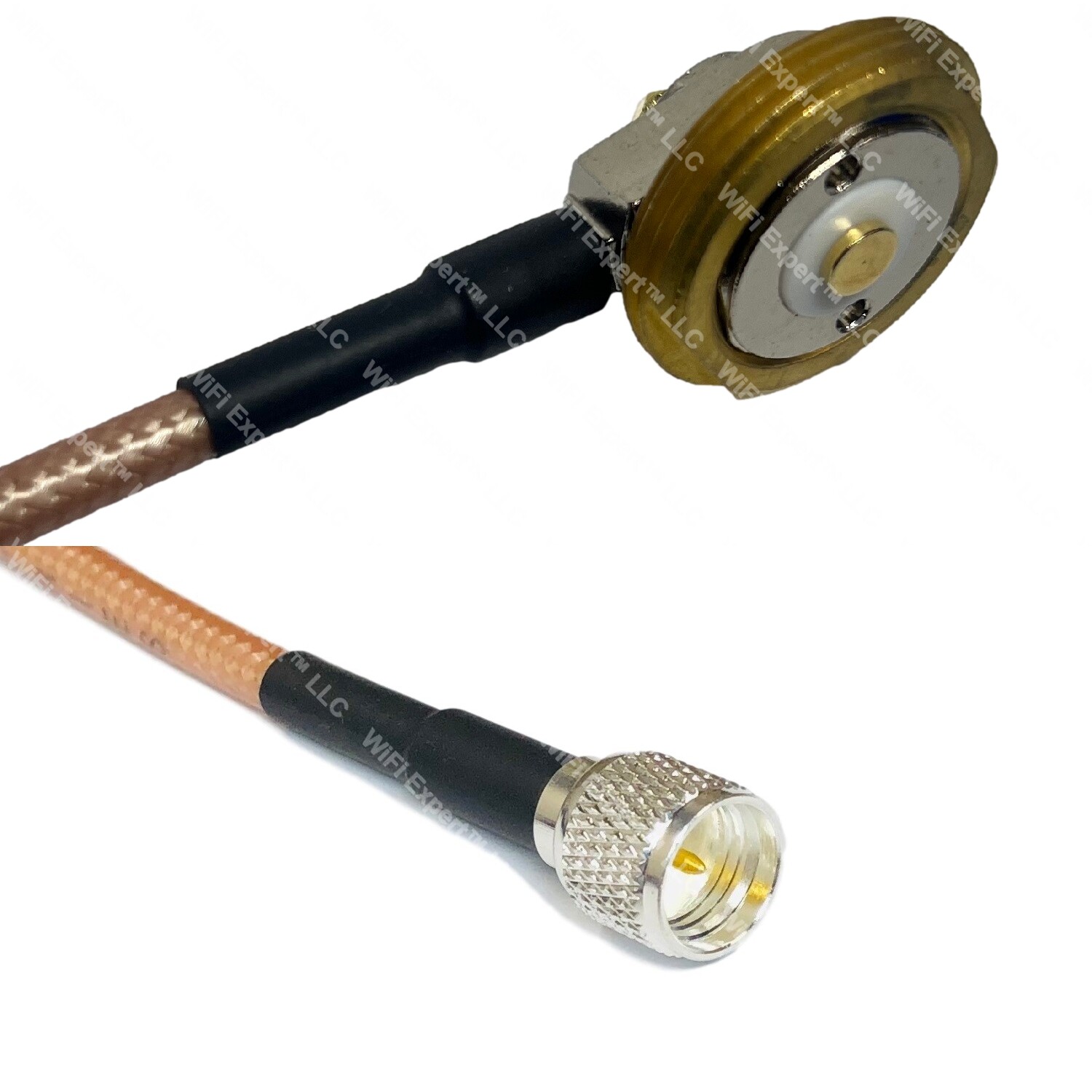 RG400 NMO 3/4 Inch Mount to MINI UHF MALE RF Cable Rapid-SHIP LOT