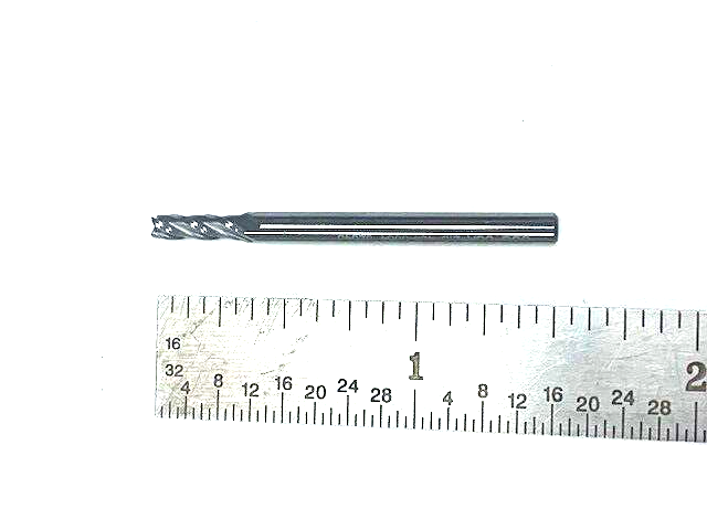 2.5 MM 4 FLUTE METRIC SINGLE END CARBIDE END MILL OSG 404-0984 USA
