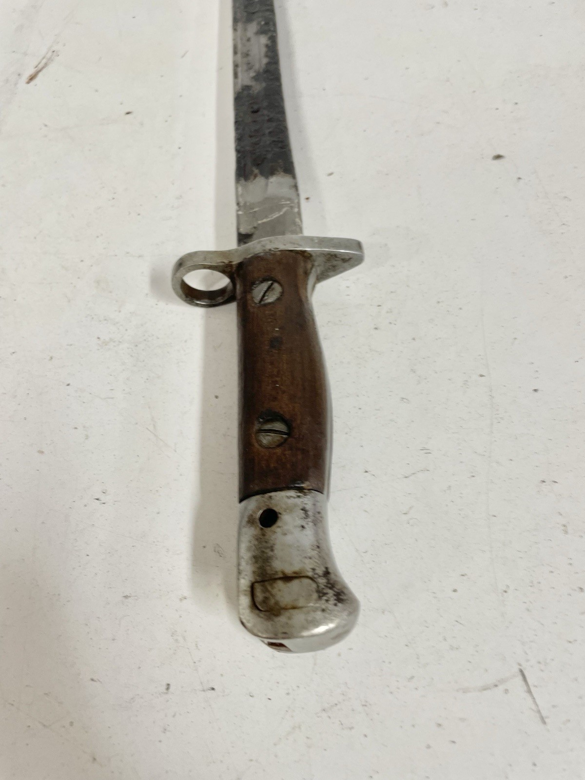 Original WWI British 1907 Enfield Bayonet Sanderson Marked NL