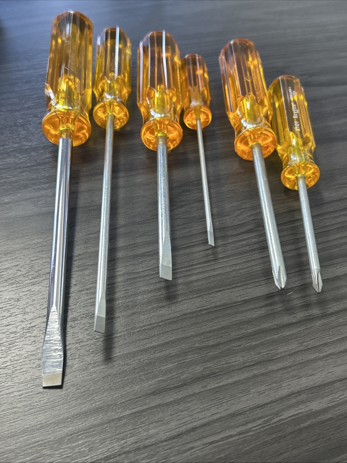 Weller SRX33 Xcelite 6-Piece Screwdriver Set, Round Blade