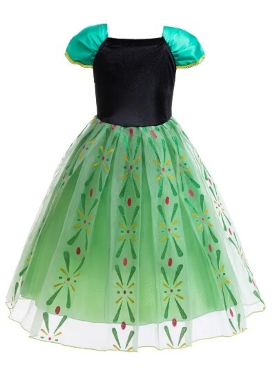 NEW Princess Ana Frozen Dress Girls Halloween Costume