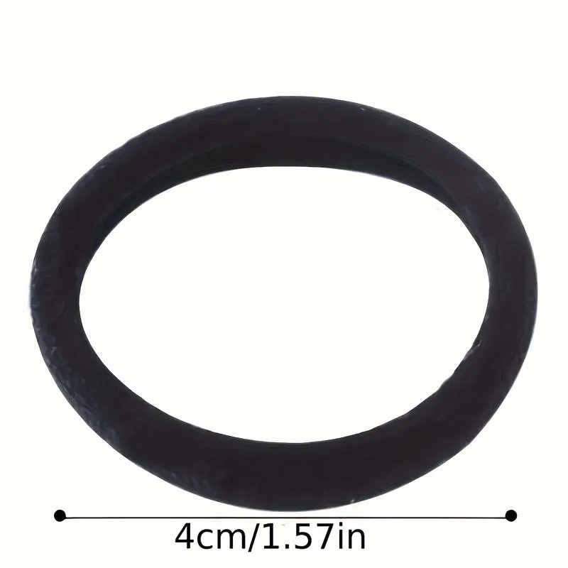 50PCS Black Hair Ties for Women No Damage Elastic Hair Bands for Thick hair