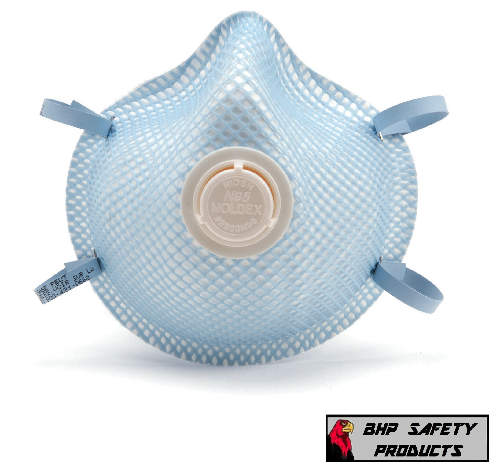 Moldex 2300 N95 Particulate Respirator Mask w/ Valve 1 Case / 10 Boxes 100 Masks