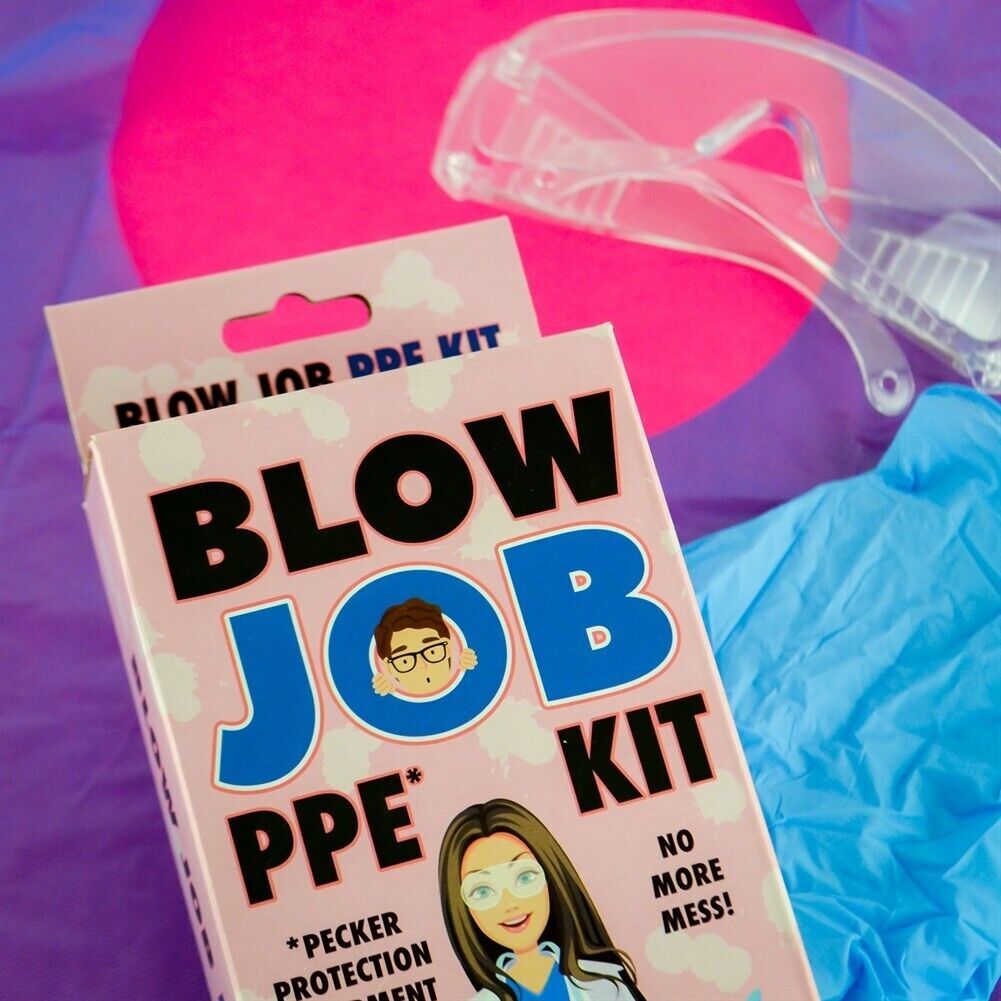 THE BLOW JOB PPE KIT - NO MORE MESS! ~ Funny Adult Gag Joke Adult Pecker Gift