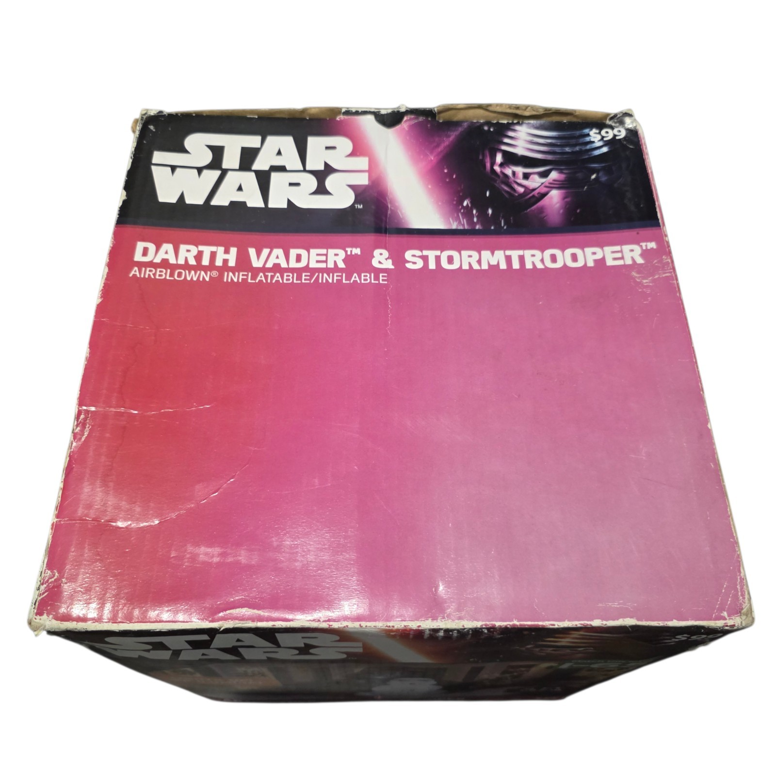 Star Wars Darth Vader & Stormtrooper Inflatable 6ft Gemmy 2015 Lights NIB