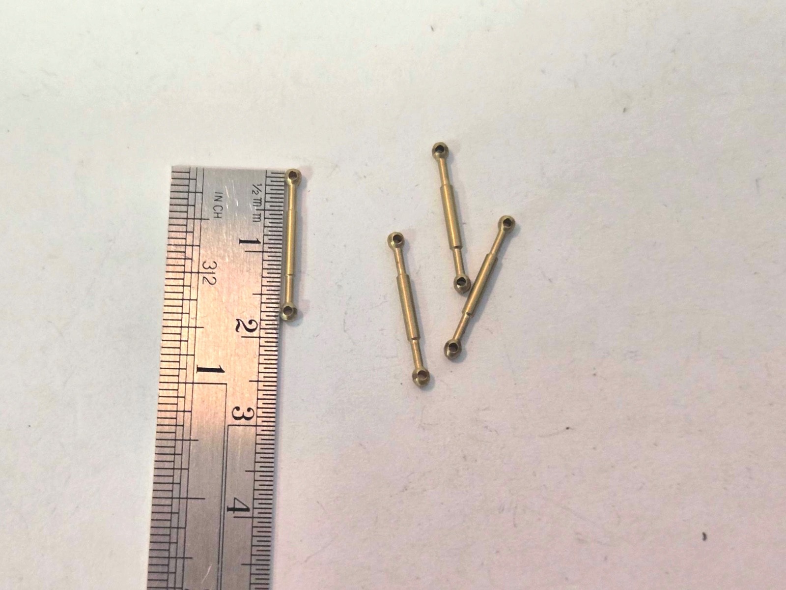 Ship Model Fittings Parts 4 Brass 18mm Dummy Turnbuckles