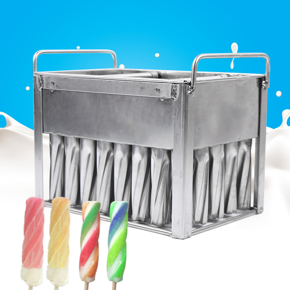 40pcs Stainless Steel Molds Ice Lolly  Ice Cream Stick Holder Commercial