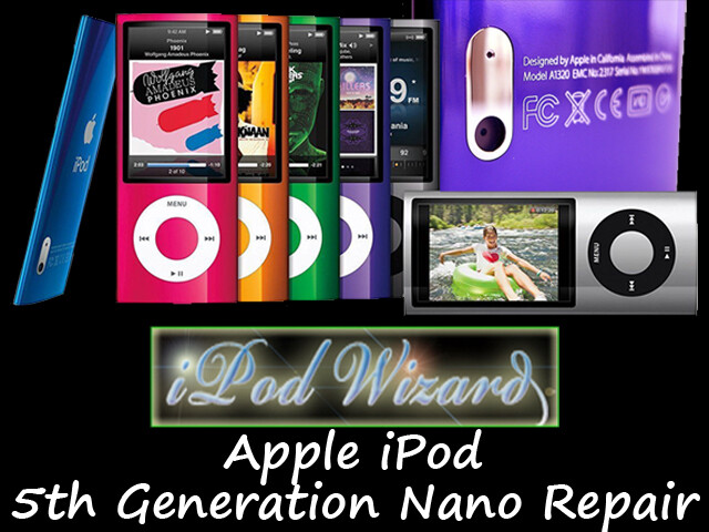 iPod Nano 5th Gen Repair Battery Replacement Service - Your iPod_Wizard