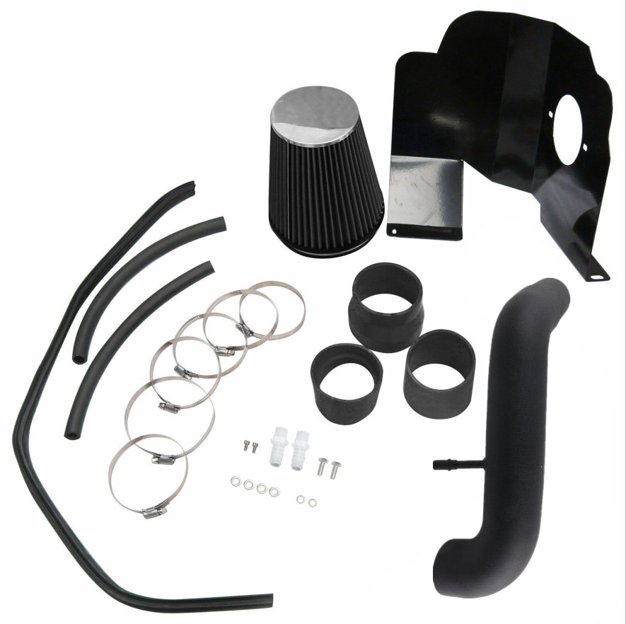 Black Cold Air Intake Kit For 2009-2013 Chevy Silverado 1500 4.8 5.3 6.0 6.2 V8