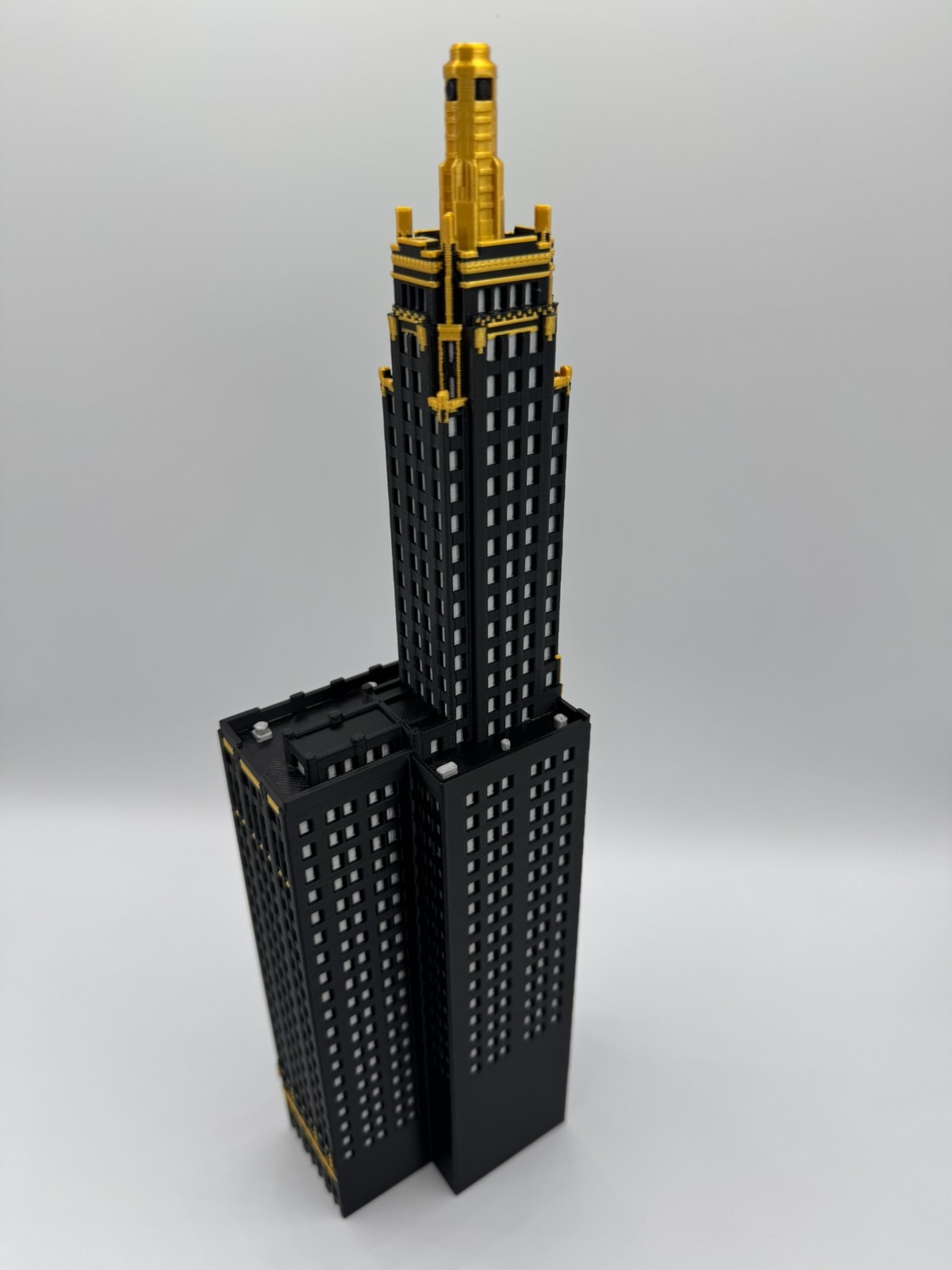 Carbide and Carbon Building Model- 3D Printed Full Color