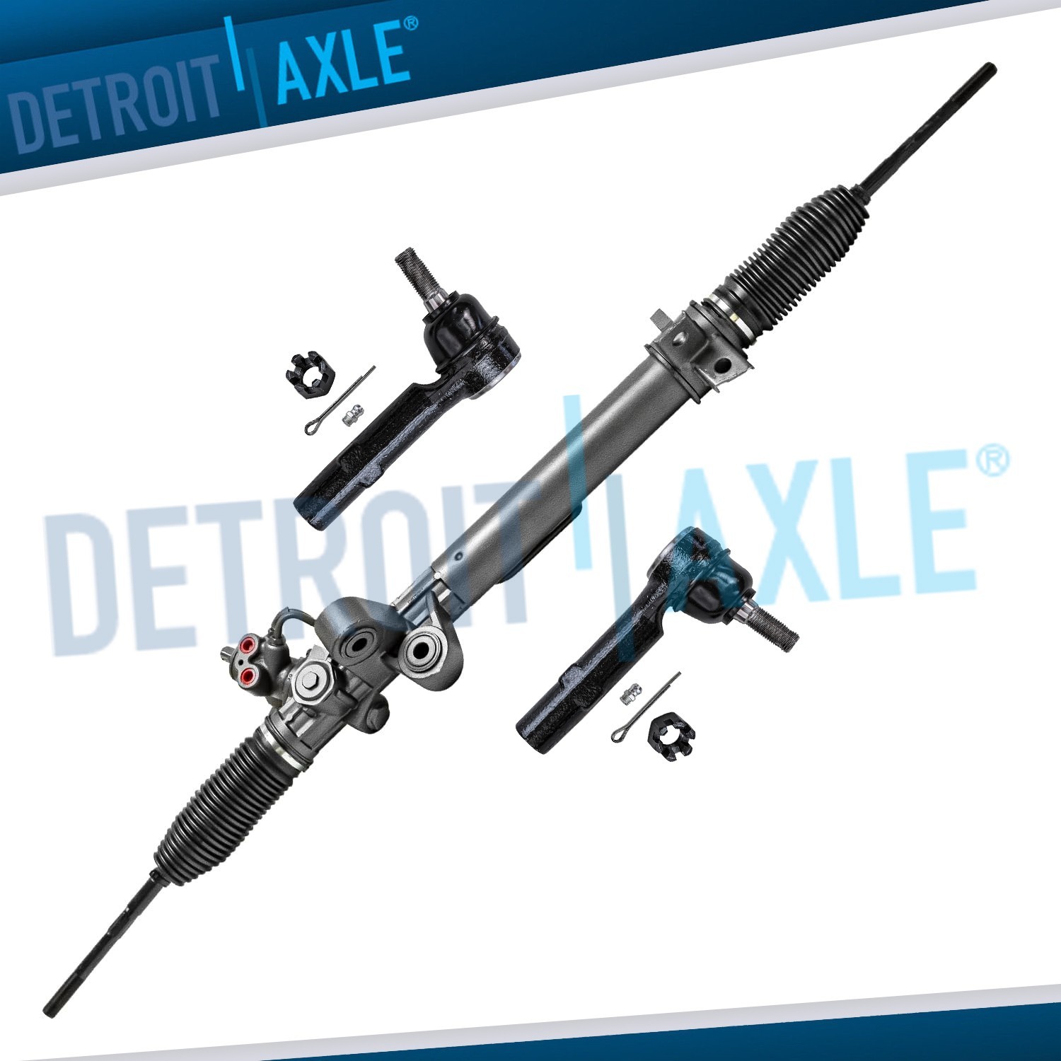 Variable Assist Rack Pinion Tie Rods for Buick Enclave GMC Acadia Saturn Outlook