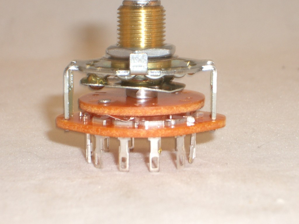 CED P-H392 ROTARY SWITCH 2 POLE 6 POSITION MBB SHORTING 1/4" SHAFT