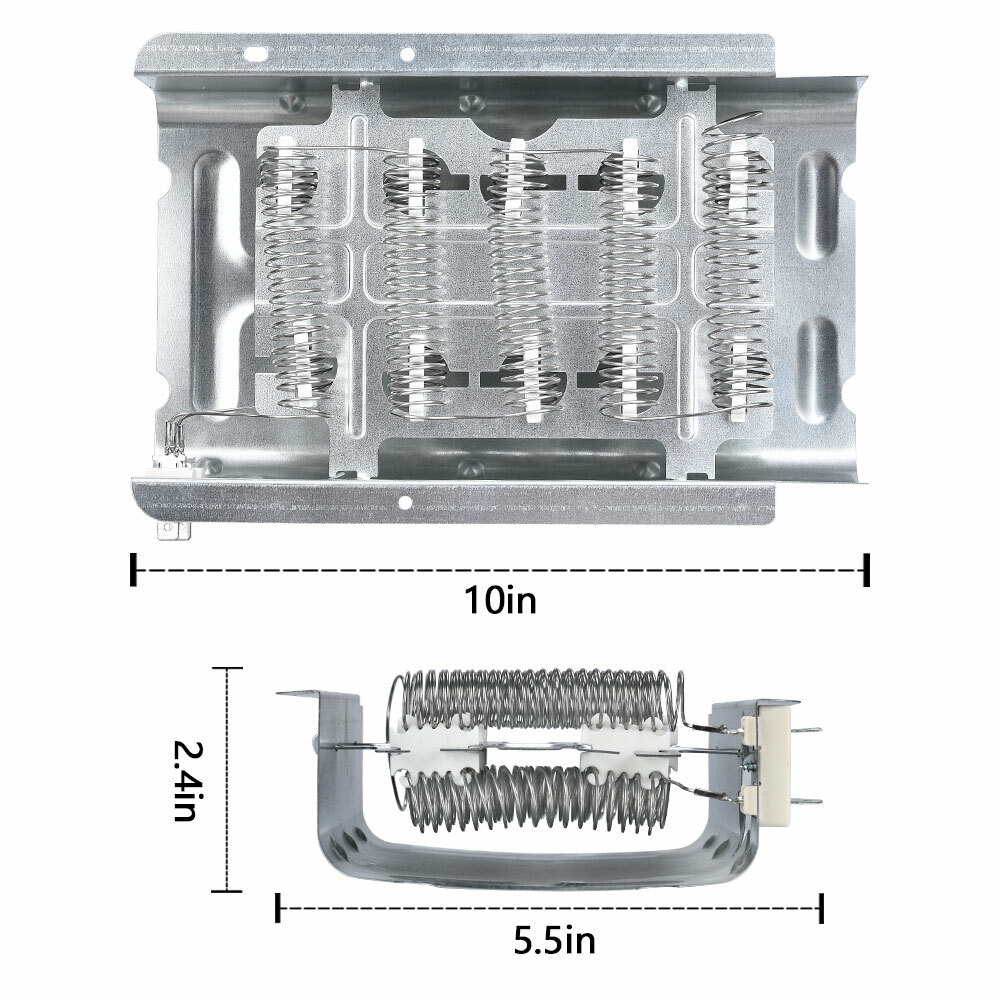 279838 Dryer Heating Element & 279816 & Thermostat 3392519 Dryer Fuse Combo Pack