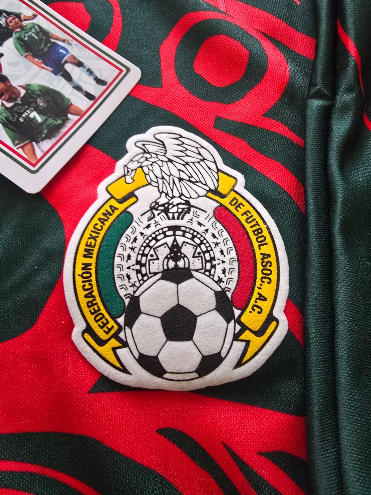 ABA Sport Mexico JERSEY Seleccion Mexicana 1998 reedicion Aba Sport Red/Green