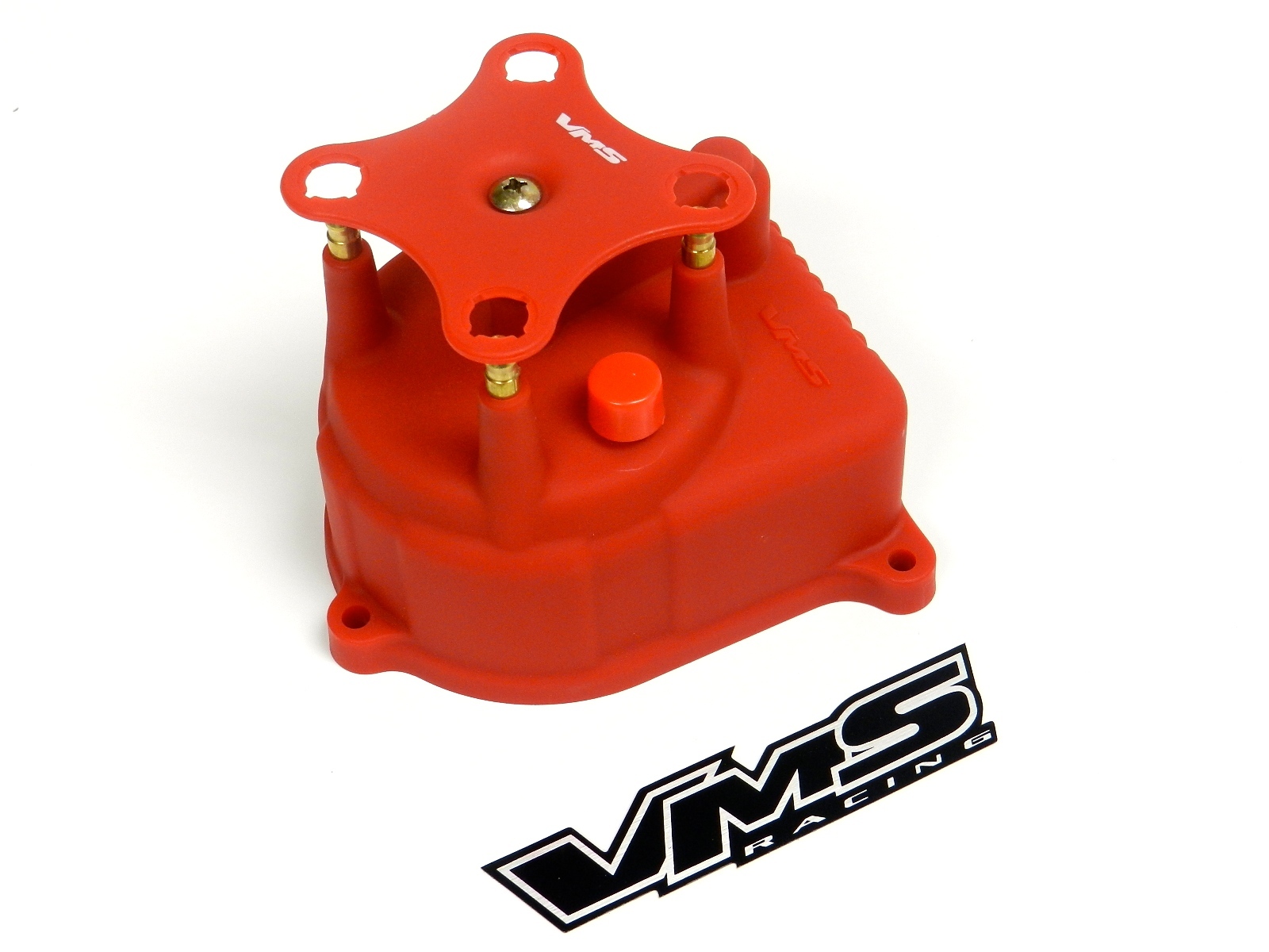 RED OE PRO STYLE RACING DISTRIBUTOR CAP FOR 94-01 ACURA INTEGRA LS B18 DC2
