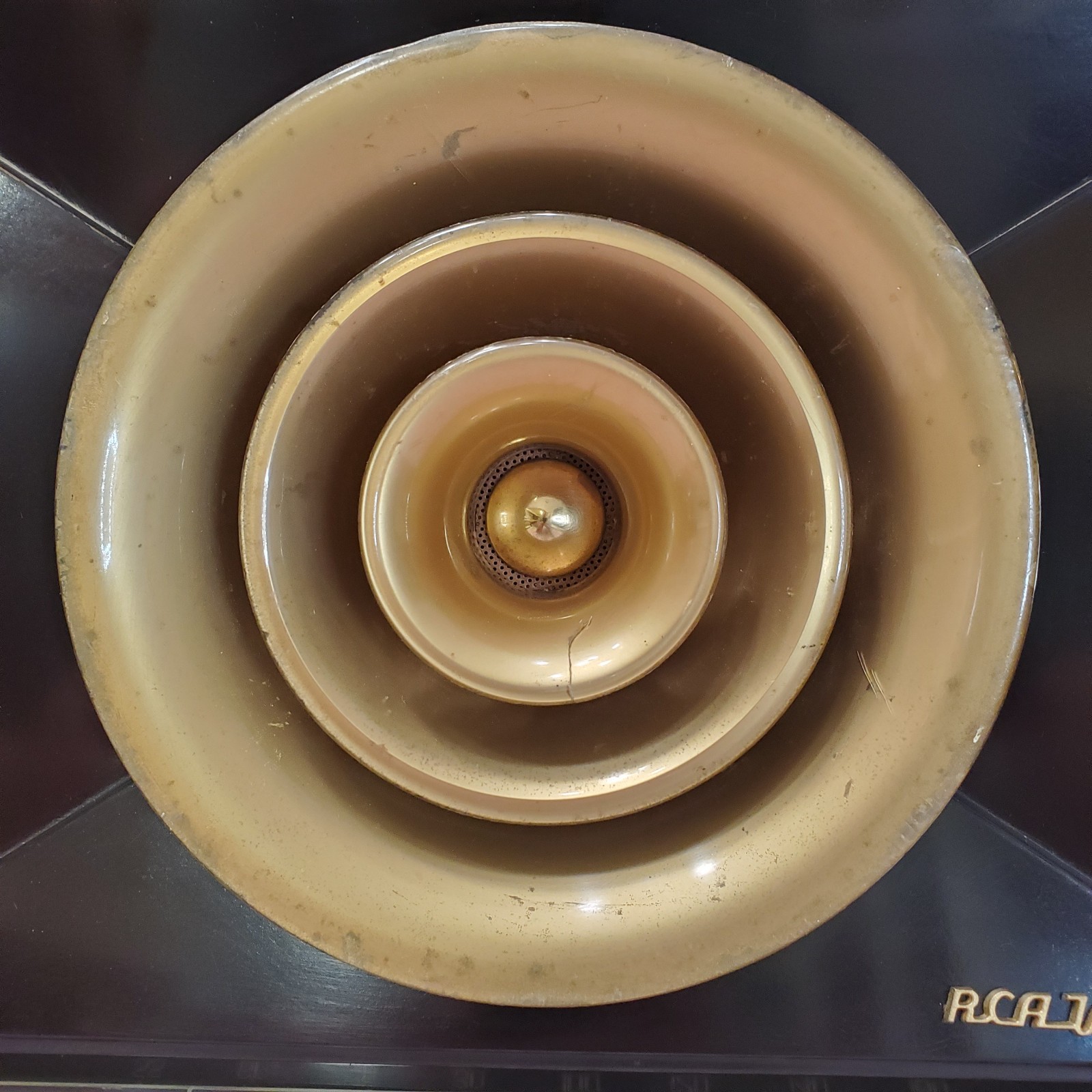 Nice VTG 1949 RCA Victor Radio 9-X-571 Bullseye Bullhorn Golden Throat - NICE ♫