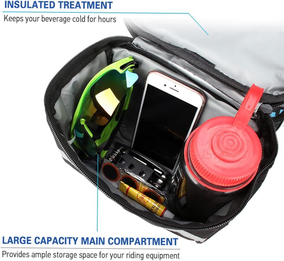 Collapsible Bike Basket Multi-Purpose Detachable Bike Handlebar Bag Front Basket