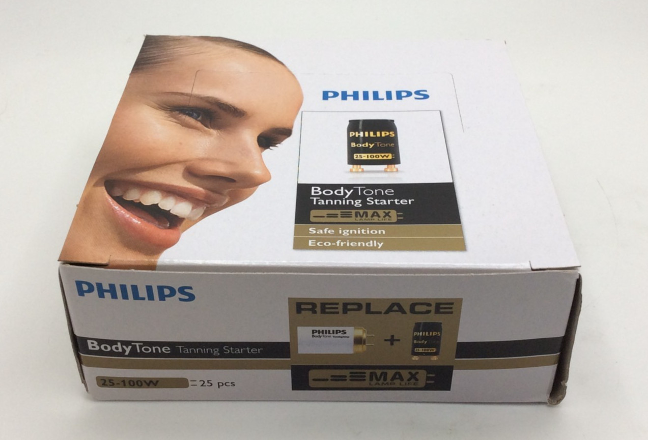 Philips BodyTone Tanning Bed Lamp Starter 25W-100W - Replaces K11, S12 Starter