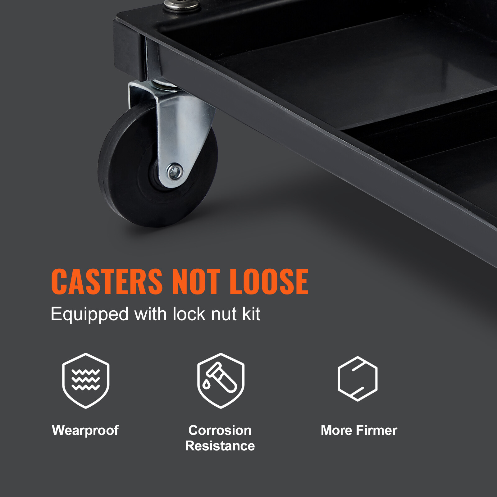 VEVOR Mechanics Garage shop Stool 250lbs Mechanic Creeper Seat w/ Car Tool Tray