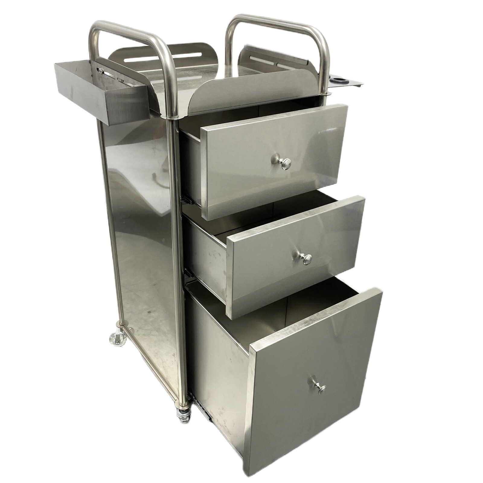 Mobile Cabinet Multi-functional Beauty Salon Hairdressing Cart 3 Drawers
