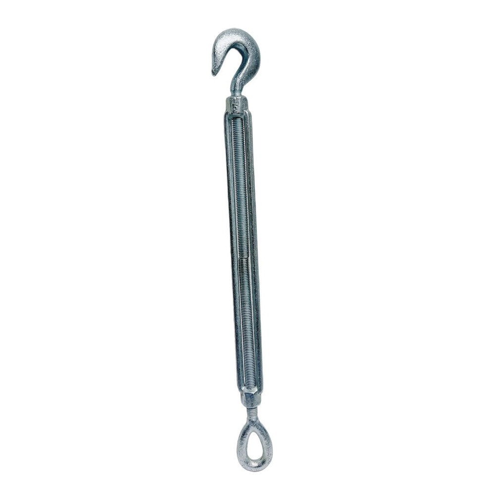 1/2" x 12" Turnbuckle HOOK EYE Pulley Galvanized Drop Forge 1500 Lb Capacity