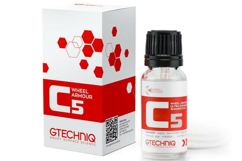 Gtechniq C5 Wheel Armour Repels Brake Dust and Dirt From Sticking - (30ml)