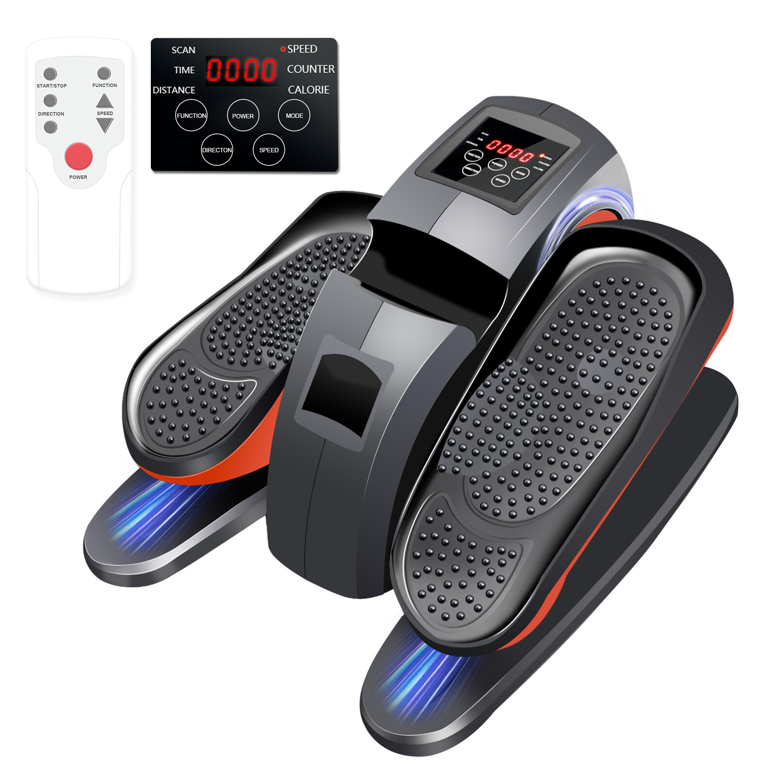 Ellipse Electric Elliptical Machine Under Desk Leg Exerciser Fully Assembled LCD