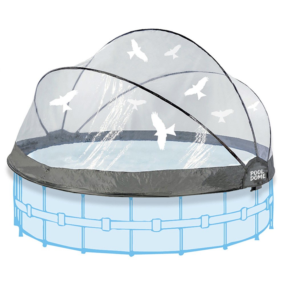 15ft Round Clear Pool Dome Enclosure for Above Ground Pools, All Weather Cover