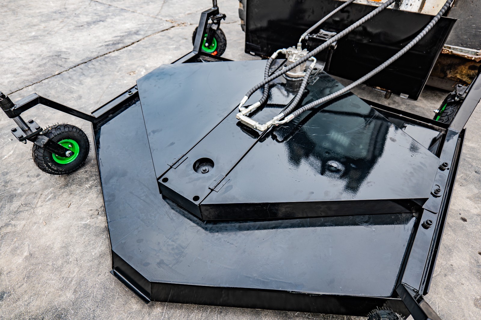 Finish Mower Attachment Fit BobCat Skid Steer 3 Blades Heavy Duty Finish Mower