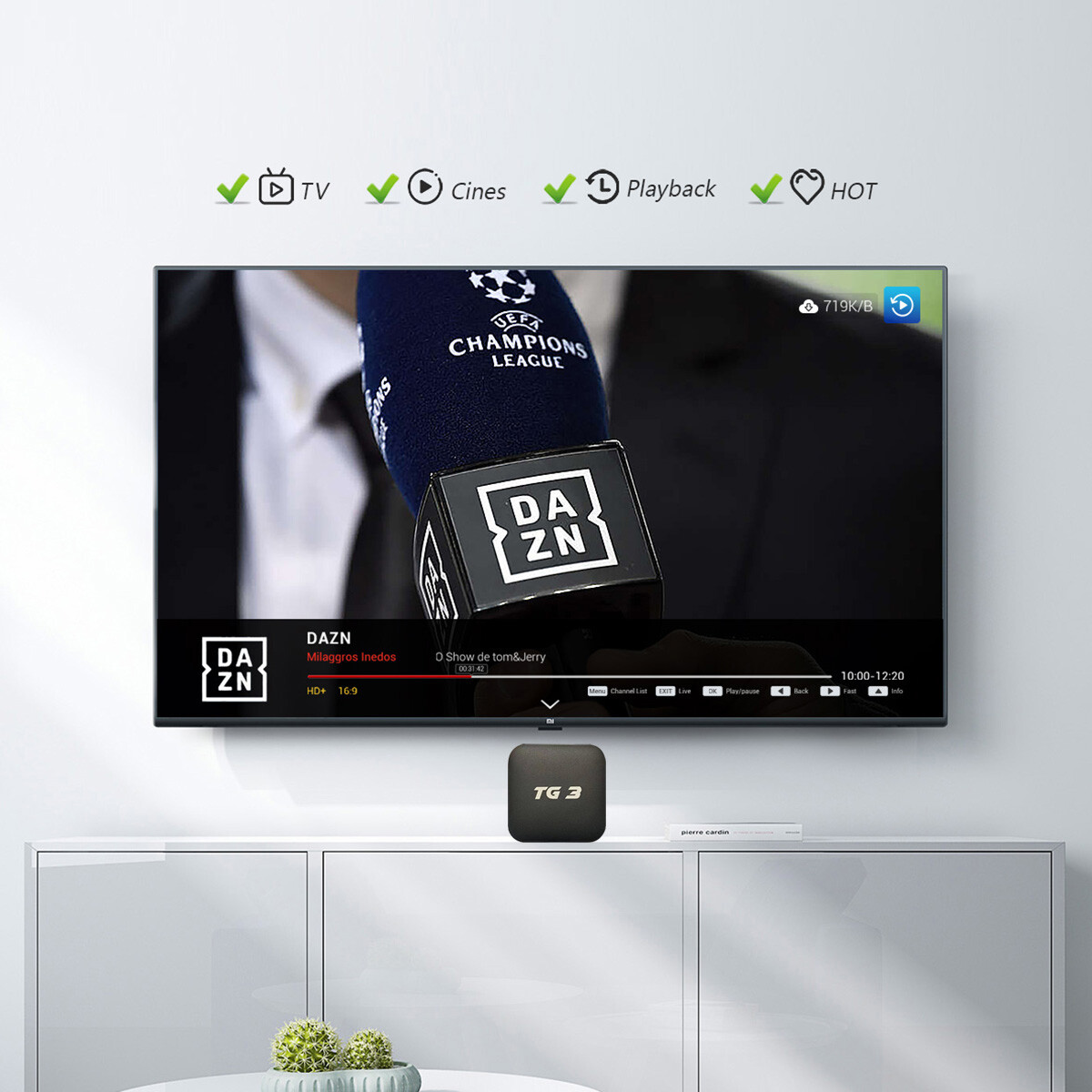 TG3 BR TV BOX A3 UPGRADE 2022 S905X Smart Portuguese Version Android OTT