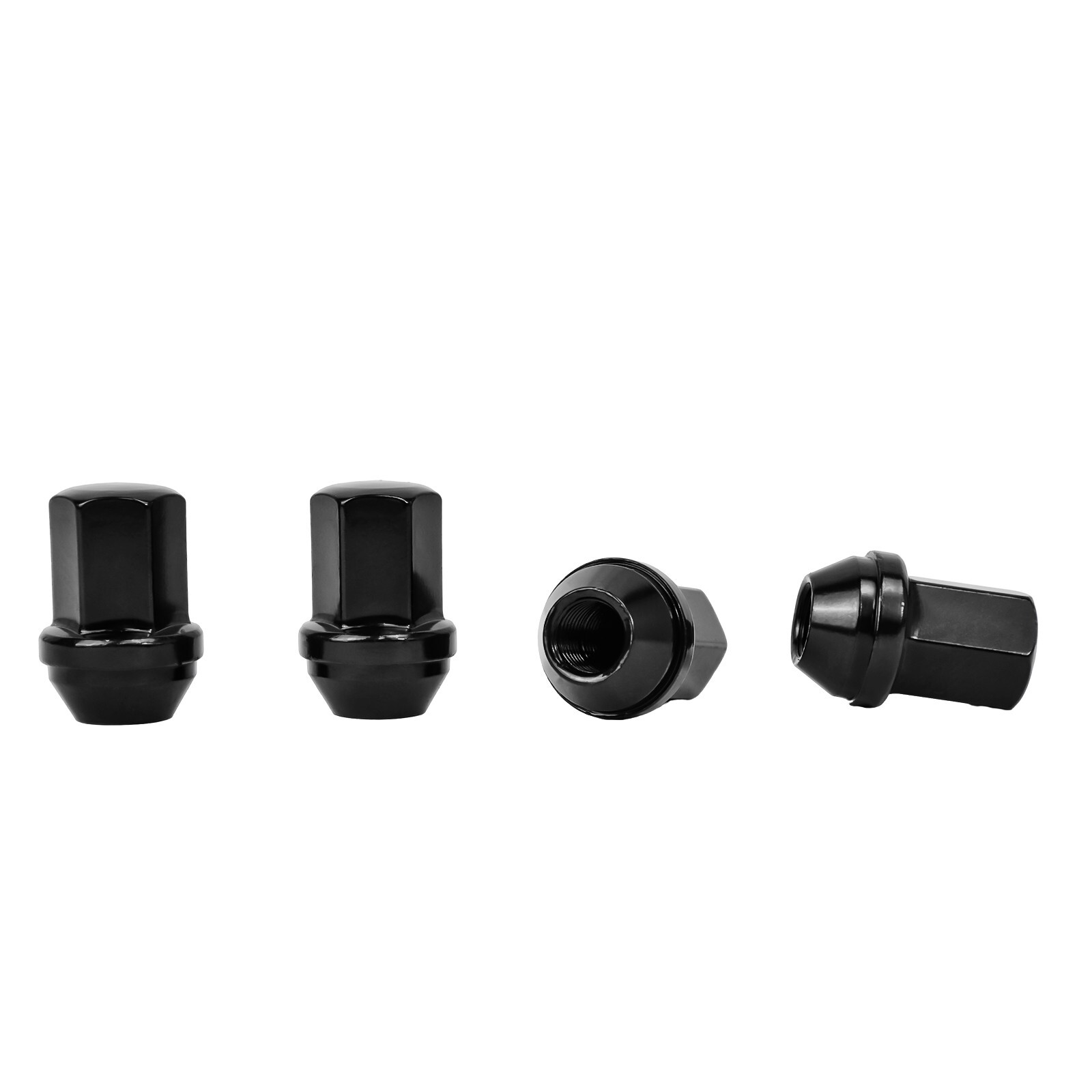 (24) 14x1.5 Black Factory Style Lug Nuts for Chevy Silverado 1500 Tahoe Colorado