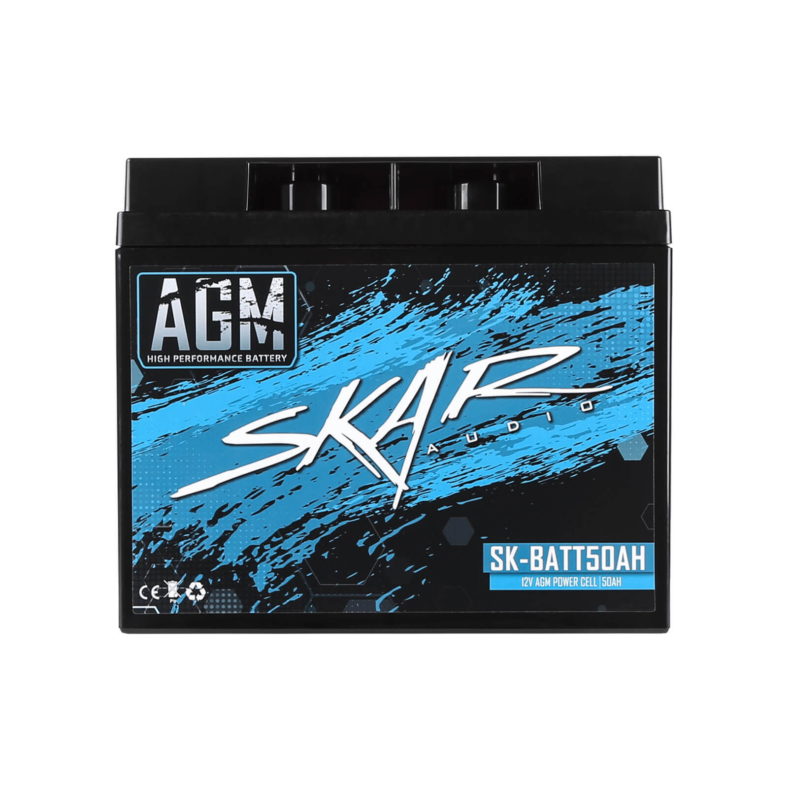 NEW SKAR AUDIO 12V 50Ah AGM HIGH PERFORMANCE CAR AUDIO BATTERY | SK-BATT50AH