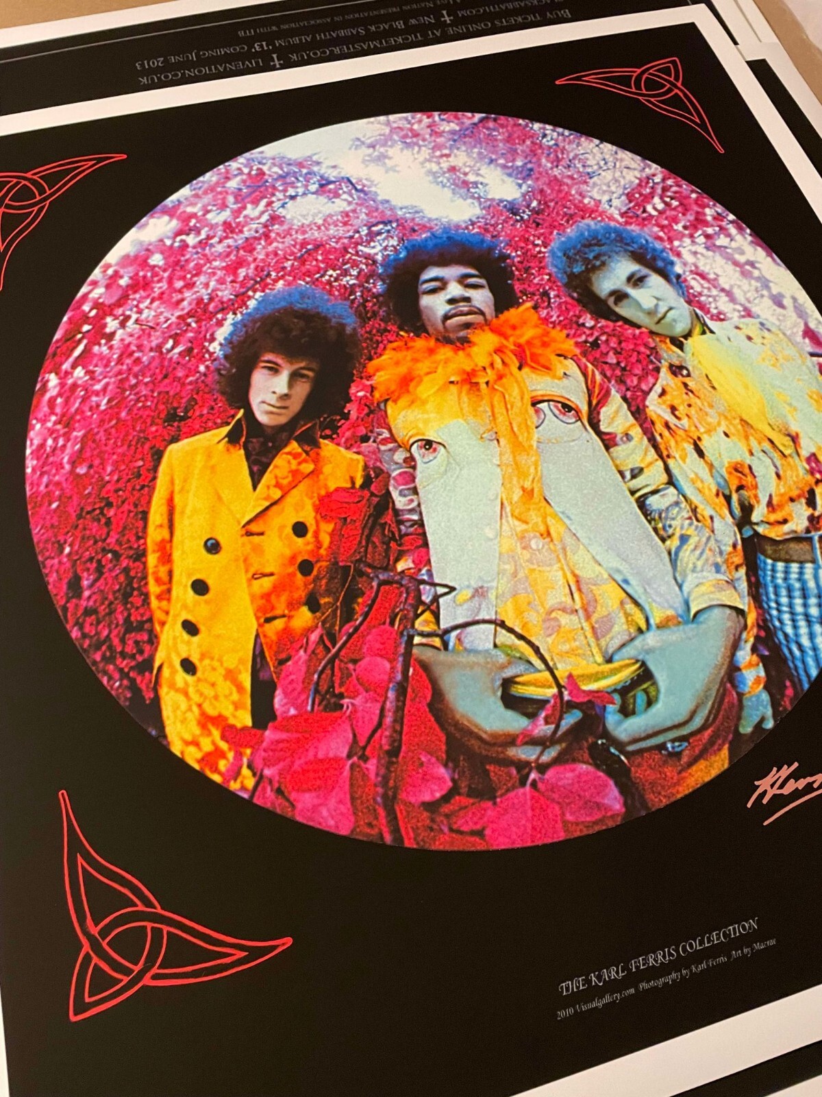The Jimi Hendrix Experience Art Print Are You Experienced s/n Edition MACRAE
