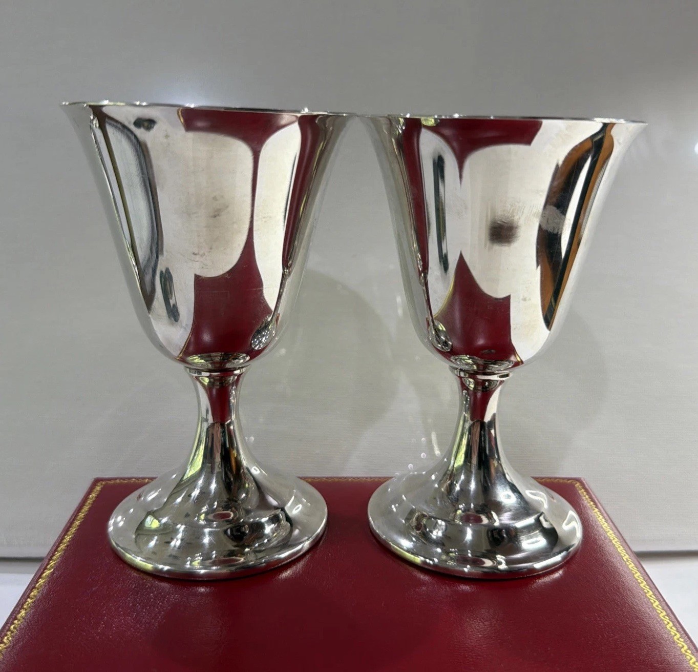 International Lord Saybrook Sterling Silver Cocktail Cup No Mono Goblet Lot Set