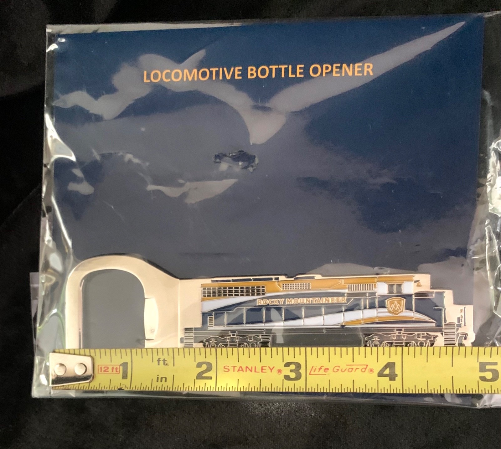 Rocky Mountaineer Bottle Opener Train Moab Denver NEW Free Shipping