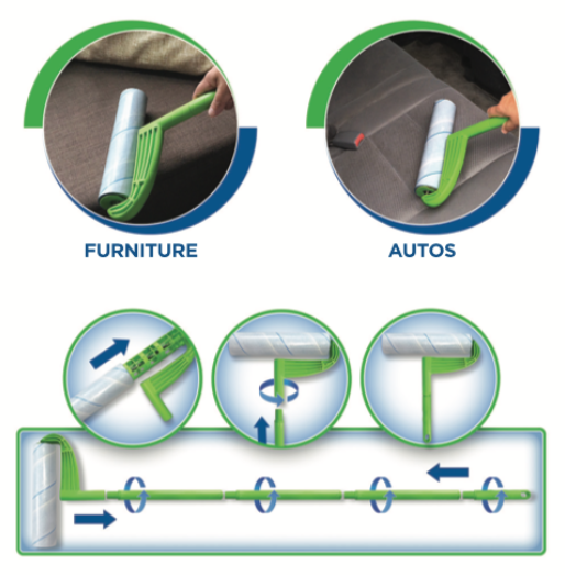 Leo Cleaning Lint Roller Refill 50 Sheets per roll 2/3/6 packs pet hair removal