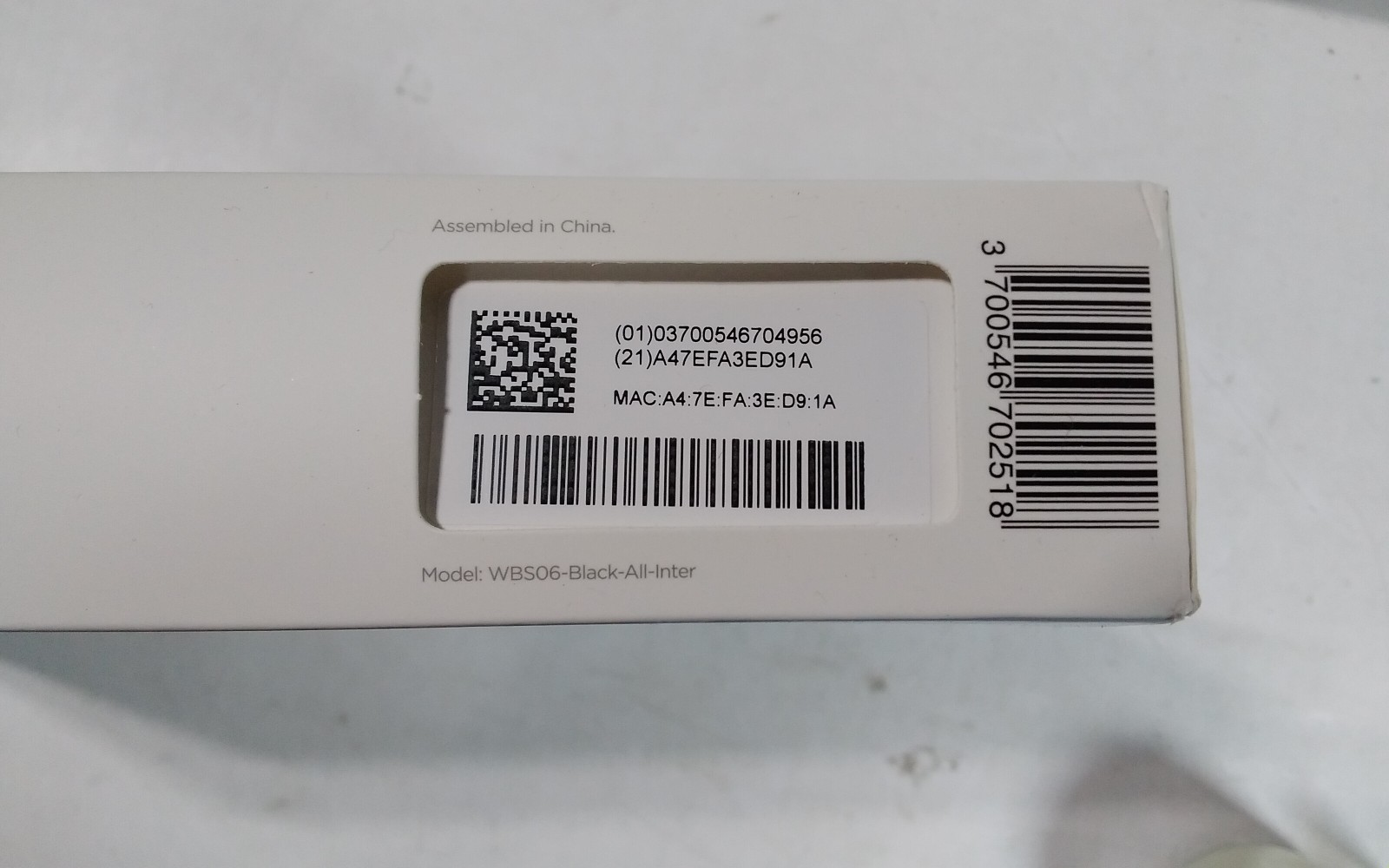 Withings Body Weight & BMI Wi-Fi Smart Scale WBSO6