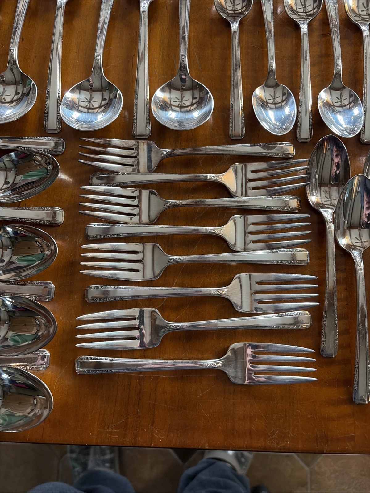 Harmony House Wallace XXXX Quadruple SilverPlate “Personality” 65 Pieces Nice