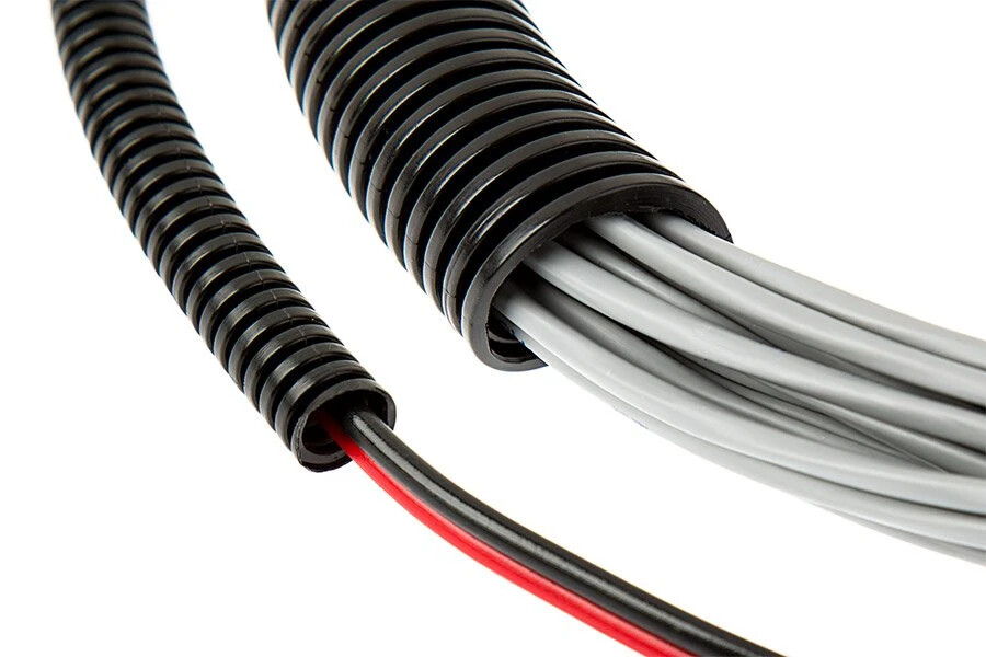 1/8" 1/4" 3/8" 1/2" 5/8" 3/4" 1") 1 - 100 FT Split Wire Loom Conduit Tubing LOT