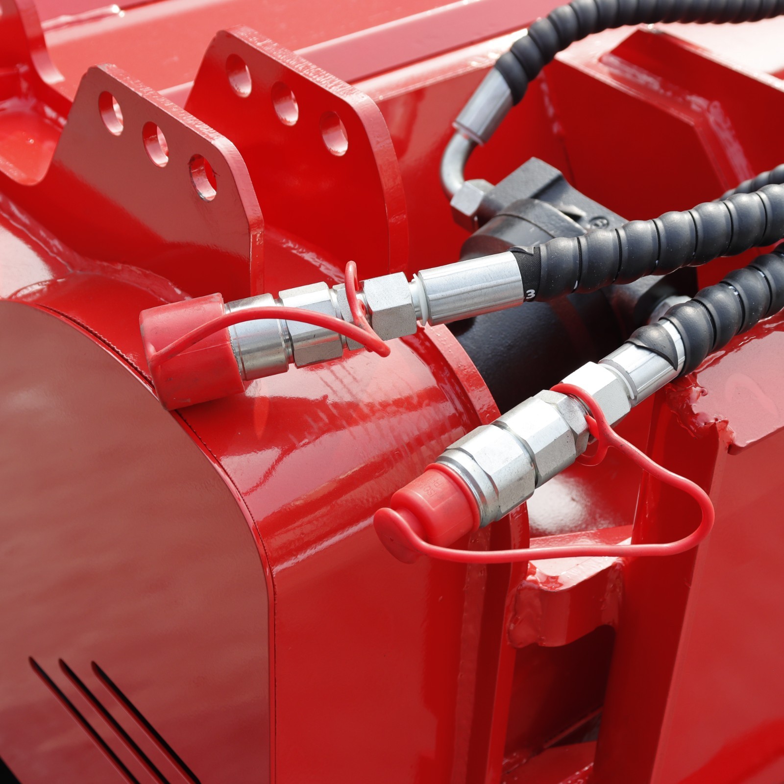 46in Forestry Mulcher Heavy Duty Brush Mower Fits Bobcat Skid Steer Loader