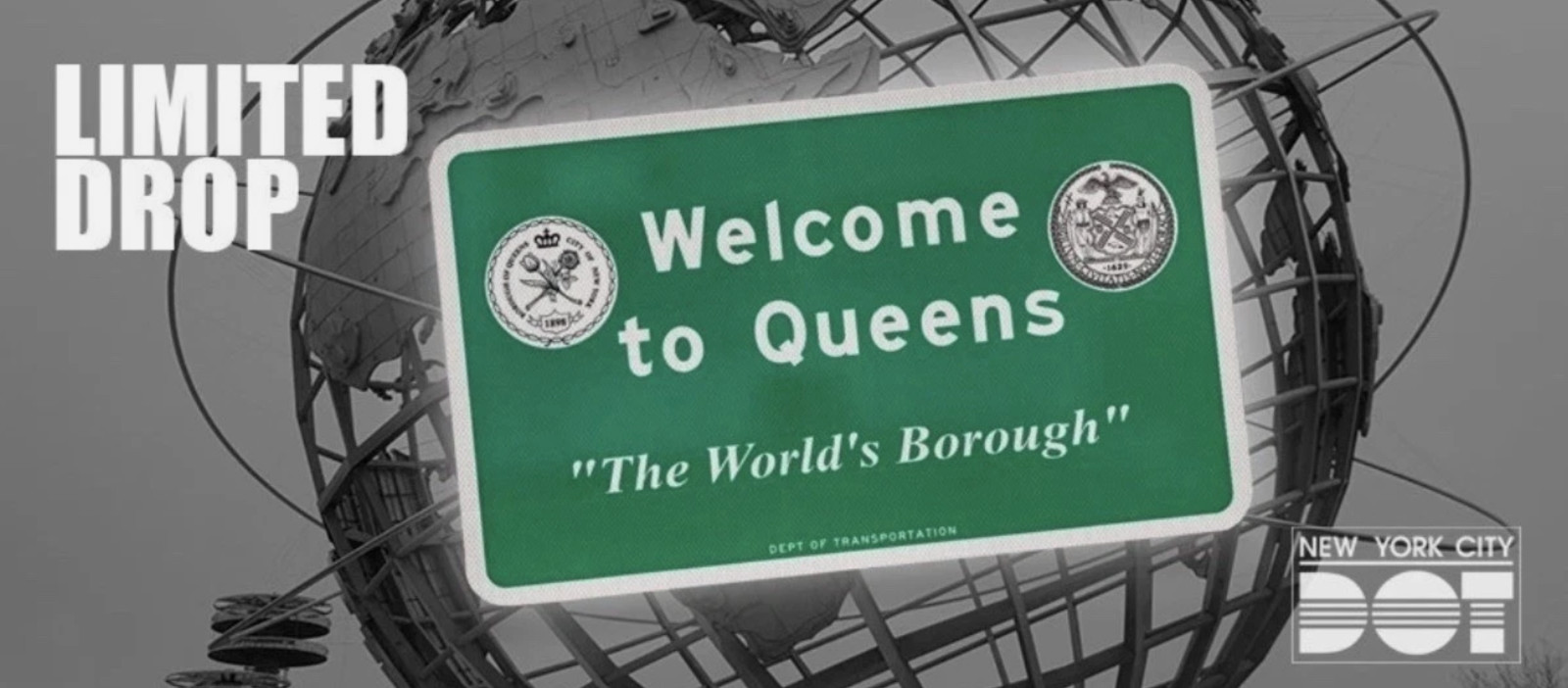 Welcome to Queens | Official Road Sign | NYC DOT New York City LIMTED #'d X/25